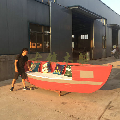 4米餐饮沙发船